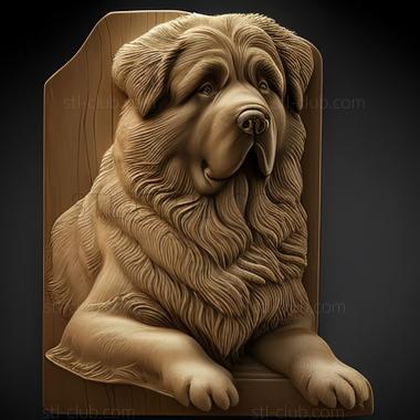 3D model st Caucasian Shepherd dog (STL)